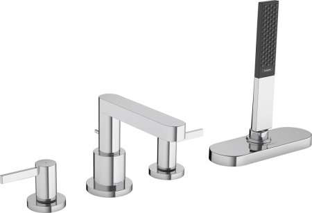 Смеситель Hansgrohe Finoris 76444000 на борт ванны, хром 