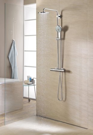 Душевая система Grohe Rainshower 27967000 с термостатом Хром 