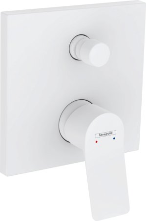Смеситель Hansgrohe Vivenis 75415700 для ванны с душем, матовый белый 