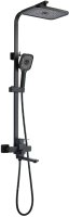 Душевая система Shevanik S7036H, черный Душевая система Shevanik S7036H, черный