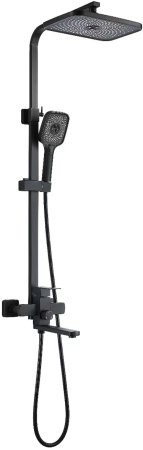 Душевая система Shevanik S7036H, черный 