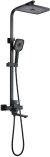 Душевая система Shevanik S7036H, черный 
