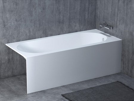 Ванна из искусственного камня Salini Ornella 170х75 102311G Белая глянцевая 