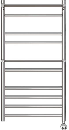 Электрический полотенцесушитель Point Артемида PN14150PE П8 500x1000 c 2 полками левый/правый Хром 