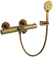 Смеситель для ванны термостатический Raiber RPG-008, золото