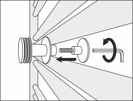 Крючки для полотенцесушителя Сунержа КАНЬОН  МУАР Темный Титан 15-2010-0003  