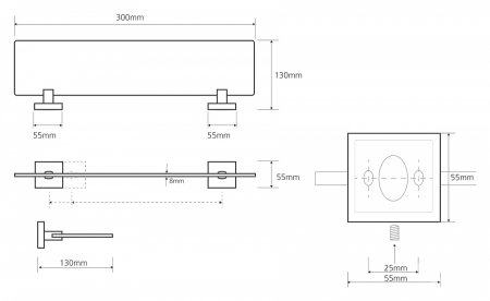 Полка Bemeta Beta 132122042 