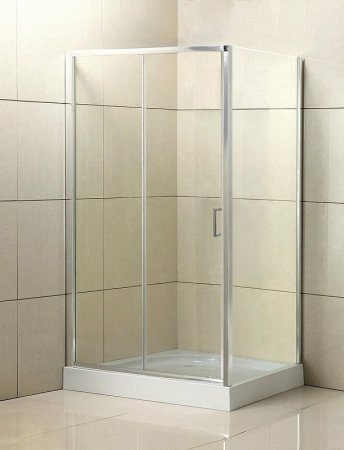 Душевой уголок BelBagno Uno 120x80 UNO-AH-1-120/80-C-Cr профиль Хром стекло прозрачное 