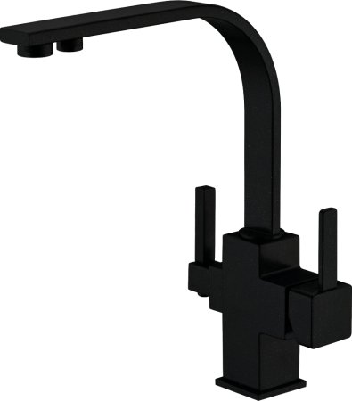 Смеситель для кухонной мойки Zorg Sanitary ZR 332 YF BLACK 