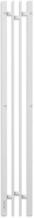 Полотенцесушитель электрический Point Фрея PN20722W П2 140x1200 диммер слева, белый 
