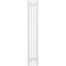 Полотенцесушитель электрический Point Фрея PN20722W П2 140x1200 диммер слева, белый