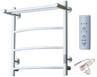 Полотенцесушитель электрический с полочкой (лесенка) Тругор Пэк сп 5 П 60х50 см, белый