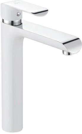 Смеситель для раковины Rose R21F R2111F, белый/хром 