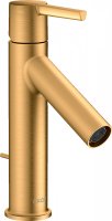 Смеситель Axor Starck 10007250 для раковины, шлифованное золото