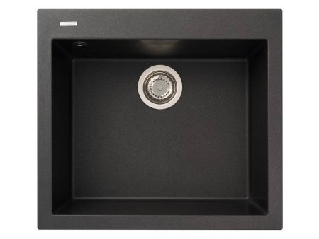 Мойка для кухни каменная Longran Cube CUG 56х50 Оникс 