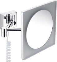 Косметическое зеркало WasserKRAFT K-1008 с LED-подсветкой, 3-х кратным увеличением