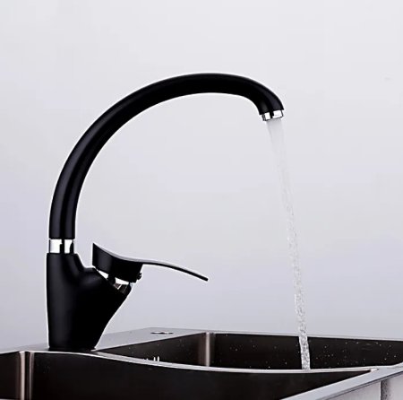 Смеситель для кухни Gappo G50 G4150 Черный матовый 