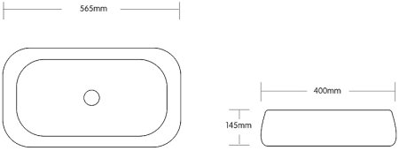 Раковина-чаша Ceruttispa 57 CR0086 MMW2 СТ9548 Белый матовый мрамор 