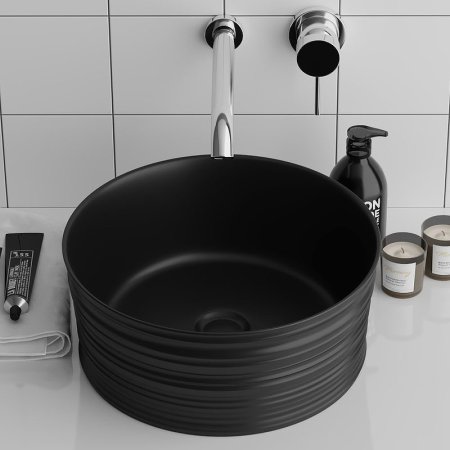 Раковина-чаша Grossman 40 GR-3025BM Черная матовая 