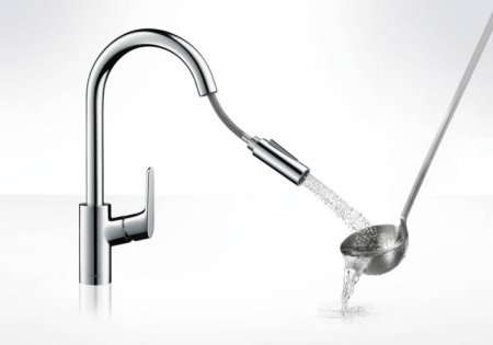 Смеситель для кухни Hansgrohe Focus 31815670 Черный матовый 