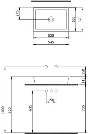 Раковина-чаша Berges Ego SL 55 181079 Жасмин матовый 