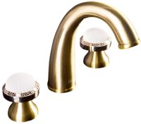 Смеситель для раковины Boheme Satine 317-ST Бронза