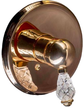 Смеситель для душа Boheme Crystal 285-CRST Золото 