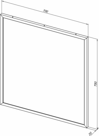 Зеркало Allen Brau Priority 70 1.31014.60 с подсветкой Медь браш 