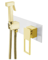 Гигиенический душ Boheme Q 147-WG со смесителем белый/золото