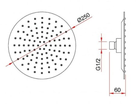 Душевая система Berges Ventas 3R 073007 Хром сильвер 