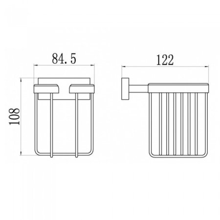 Держатель для освежителя GANZER GZ88038-F Белый 