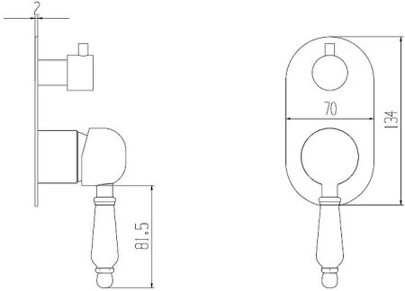 Душевая система Boch Mann Marbella Top BM8731 Черная матовая 