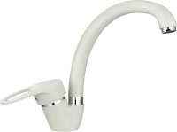 Смеситель Granula ST-03 для кухонной мойки, белый