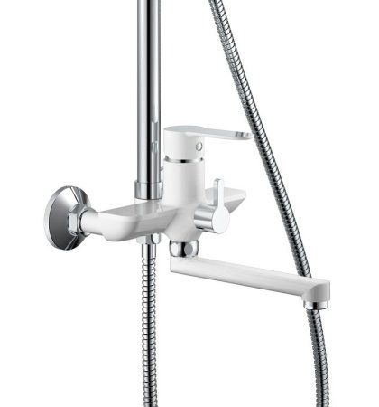 Душевая система Haiba HB24557-8 Белый Хром 