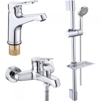 Комплект для ванной комнаты 3 в 1 ViEiR V023573 Хром