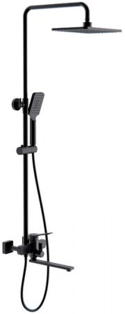Душевая система Frap H62 F2462 Черная матовая 