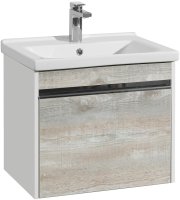 Тумба под раковину Aquaton Капри 60 1A230101KPDA0 подвесная Бетон пайн Белая