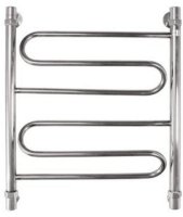 Полотенцесушитель водяной Energy Sonata 600х500 форма лесенка зигзаг, нержавеющая сталь, нижнее/диагональное/боковое подключение 3/4", 630мм х560 мм, все для подключения в комплекте