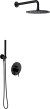 Душевой комплект Omnires Y SYSY18 С ВНУТРЕННЕЙ ЧАСТЬЮ, черный 