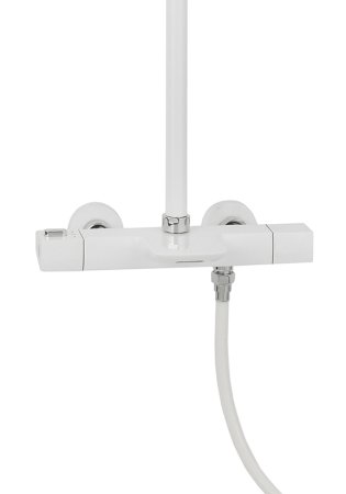 Душевая система с термостатом AltroBagno Diretto 03-04.13 Bi хром / белый 