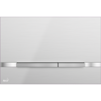 Кнопки смыва AlcaPlast FLAT INOX STRIPE мат/глянец