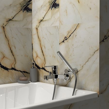 Смеситель для ванны Paini Le Mans 90CR1052SKM Хром 