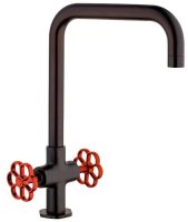 Смеситель для кухни Paini Garage 72PZ490RB599BREPT Черный матовый