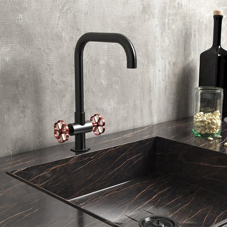 Смеситель для кухни Paini Garage 72PZ490RB599BREPT Черный матовый 