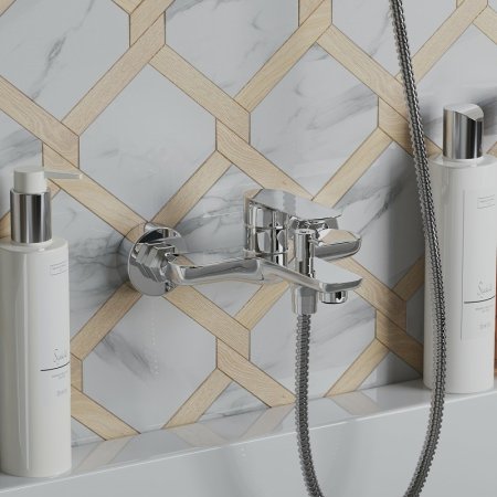 Смеситель для ванны Paini Garda 76CR111 Хром 