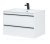 Тумба с раковиной Aquanet Lino 80 белый матовый 