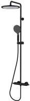 Душевая система Bossini Apice L10506.073 Черная матовая