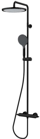 Душевая система Bossini Apice L10506.073 Черная матовая 