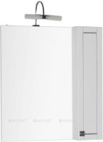 Зеркало-шкаф Aquanet Честер 75 белый/серебро