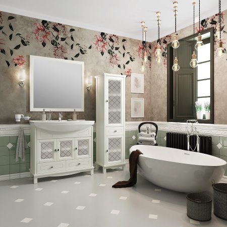 Тумба под раковину Opadiris Омега 85 00-00002824 Слоновая кость 